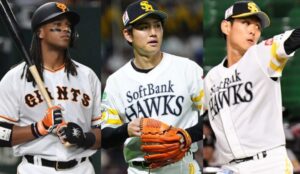 プロ野球選手　ウォーカー選手　高橋礼選手　泉佳輔選手　画像