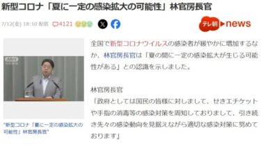 今コロナウィルス復活の原因は？夏に感染拡大する理由と感染者数予想！